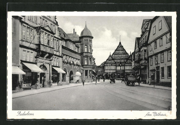 AK Paderborn, Strasse am Rathaus Nr. 9788926 oldthing