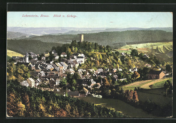 AK Lobenstein /Reuss, Blick vom Gehege Nr. 10397620 oldthing