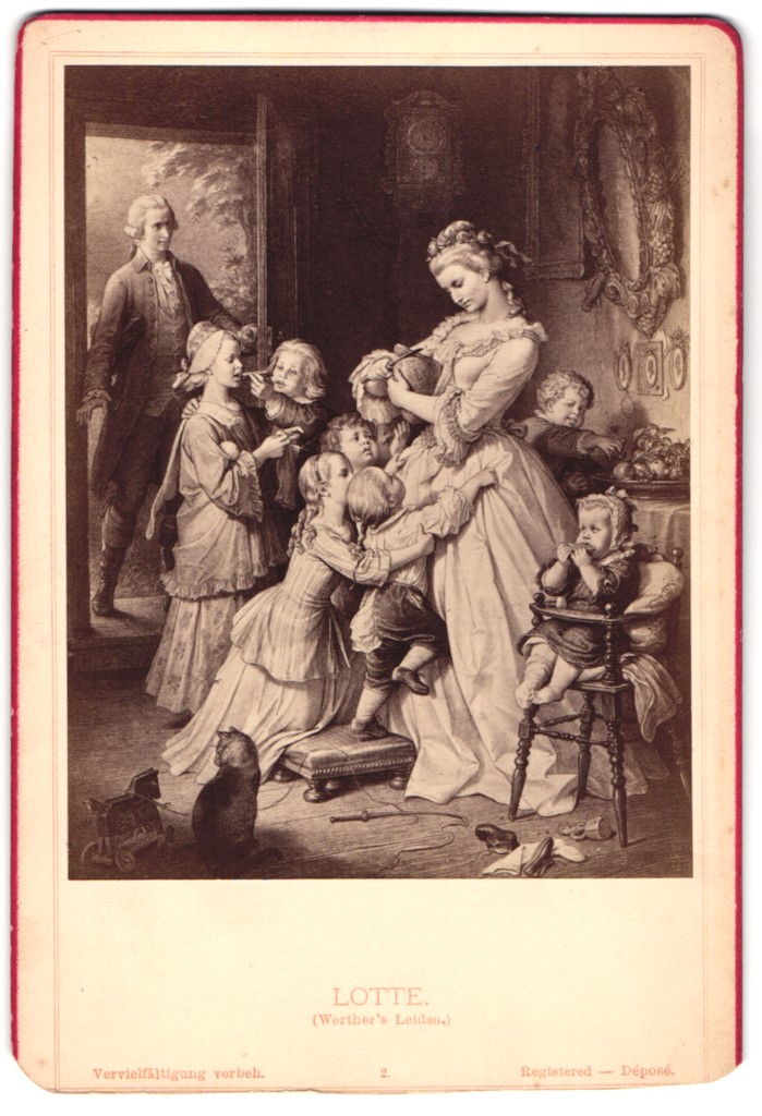 Fotografie Lotte Nach Gemalde Zu Werther S Leiden Nr Oldthing Kunst Fotographie