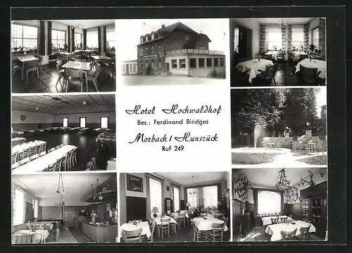 AK Morbach i. Hunsrück, Hotel Hochwaldhof, Inh. Ferd. Bindges
