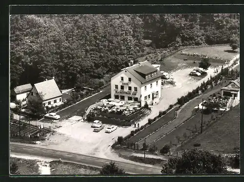 AK Glashütten i. Taunus, Hotel Glashüttener Hof, Luftbild