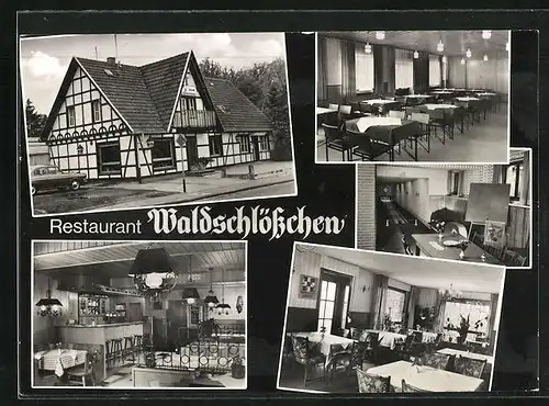 AK Kerpen-Brüggen, Restaurant Waldschlösschen in der Waldstrasse 20