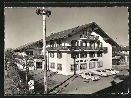 AK Weissbach /Marzoll, Gasthaus-Pension Schifferer