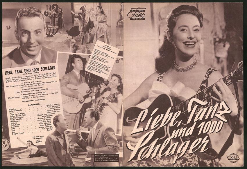 Filmprogramm PFP Nr. 64 /61, Liebe, Tanz und 1000 Schlager, Caterina