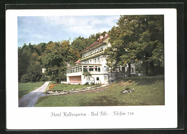 AK Bad Tölz, Hotel Kolbergarten Nr. 10289038 oldthing