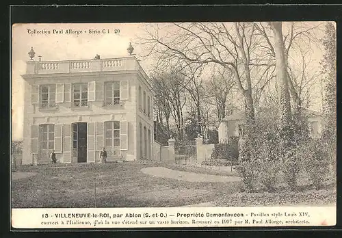 AK Villeneuve-le-Roi, Proprieté Demonfaucon