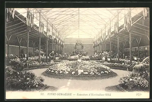 AK Vitry-sur-Seine, Exposition d`Horticulture 1912, Ausstellung
