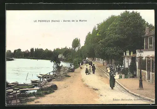 AK Le Perreux, Bords de la Marne