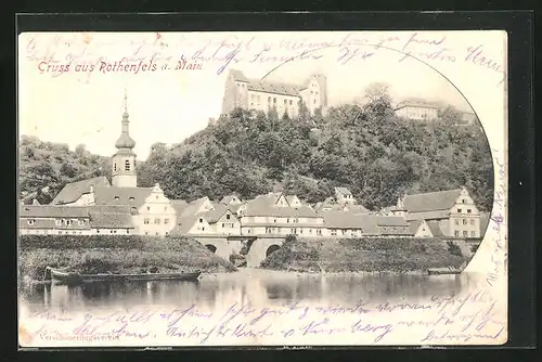 AK Rothenfels a. Main, Teilansicht