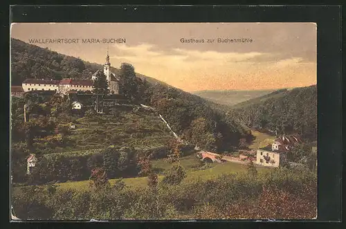 AK Maria-Buchen, Gasthaus zur Buchenmühle