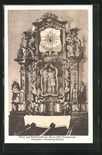 AK Premenreuth, Pfarr- und Wallfahrtskirche Maria-Hilf, Nebenaltar