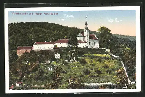 AK Lohr / Main, Gesamtansicht vom Kloster Maira-Buchen