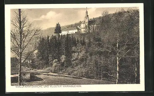 AK Lohr / Main, Wallfahrtskirche und Kloster Mariabuchen