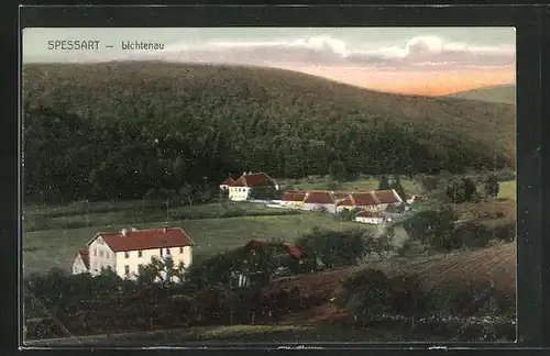 AK Lichtenau / Spessart, Das Dorf im Walde