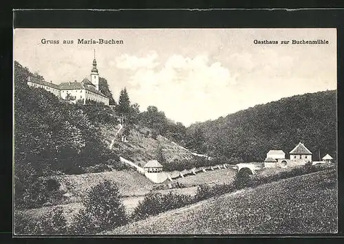 AK Maria-Buchen, Gasthaus zur Buchenmühle