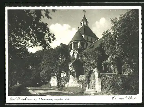 AK Bad Brückenau, Evangelische Kirche