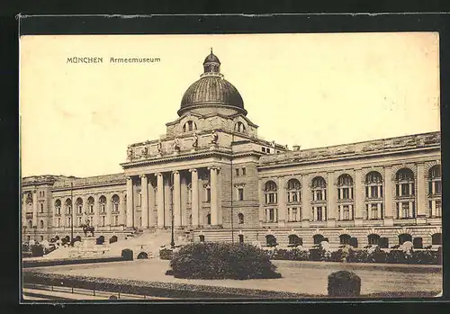 AK München, Armeemuseum im Hofgarten