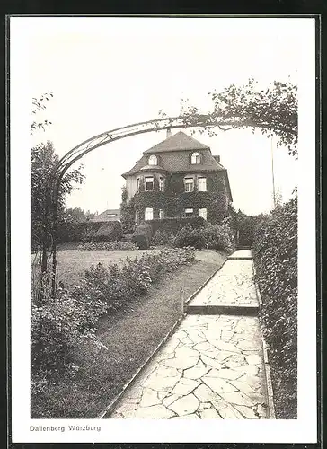 AK Würzburg, Villa auf dem Dallenberg