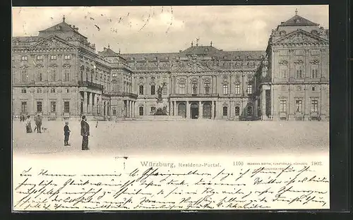 AK Würzburg, Residenz-Portal