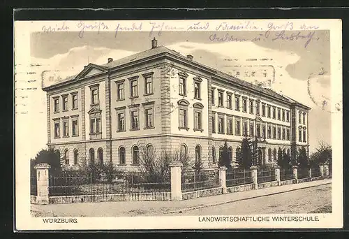 AK Würzburg, Landwirtschaftliche Winterschule