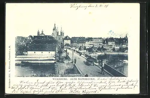 AK Würzburg, Alte Mainbrücke