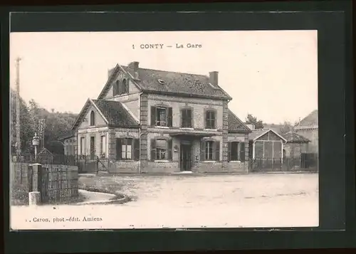 AK Conty, La Gare, Bahnhof