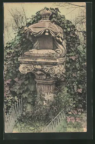 AK Asniéres, Cimetiere des Chiens, Friedhof