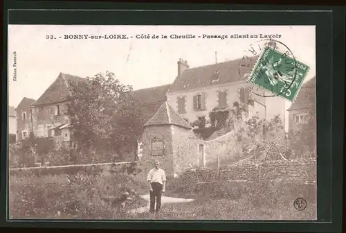 AK Bonny-sur-Loire, Gôté de la Cheuille, Passage allant au Lavois