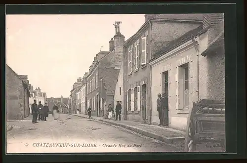 AK Chateauneuf-sur-Loire, Grande Rue du Port
