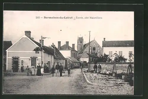 AK Sermaises-du-Loiret, Entrée, côté Mainvilliers