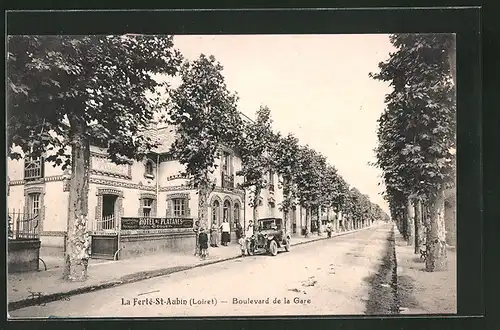 AK La Ferté-Saint-Aubin, Boulevard de la Gare