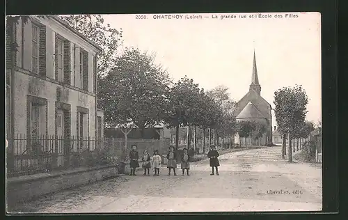 AK Chatenoy, la grande rue et l'École des Filles
