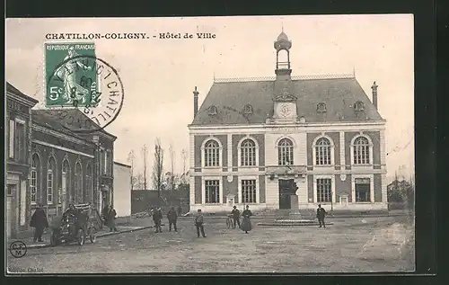 AK Chatillon-Coligny, Hotel de Ville