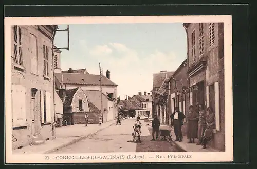 AK Corbeilles-du-Gatinais, Rue Principale