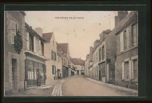 AK Ferriéres-en-Gatinais, Une Rue