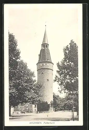 AK Kitzingen a. M., Falterturm im Sonnenschein