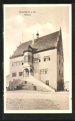 AK Dettelbach / Main, Ansicht vom Rathaus