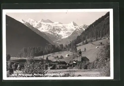 AK Medraz, Feldpartie mit Alpen