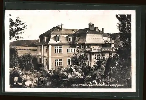 AK Hatzendorf, Garten am Sanatorium