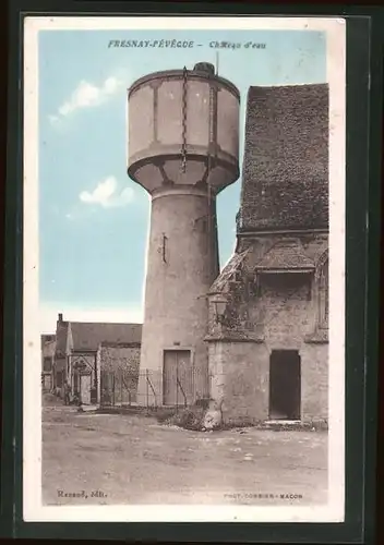 AK Fresnay-Péveque, Chateau d`eau, Wasserturm