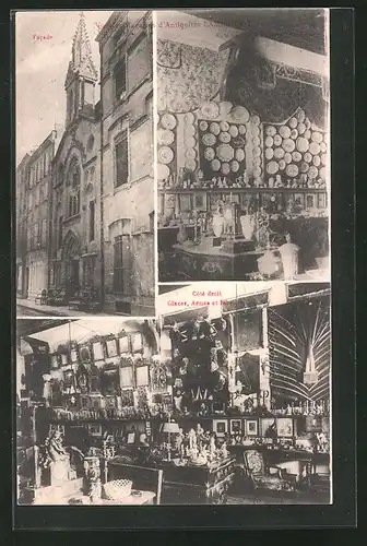 AK Carcassonne, Grands Magasins d`Antiquités, Pail Lambrigot, Grand Rue 13 et 15, Antiquitätenhandel