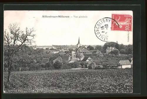 AK Aillant-sur-Milleron, Vue générale