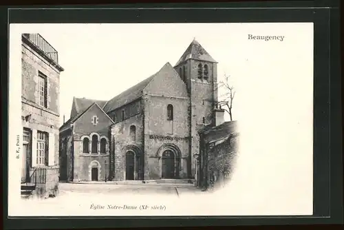 AK Beaugency, Église Notre-Dame