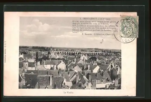 AK Beaugency, Le Viaduc à vol d`oiseau