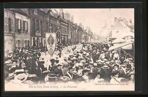 AK Clery, Fête de Notre-Dame, La Procession