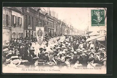 AK Clery, Fête de Notre-Dame, La Procession