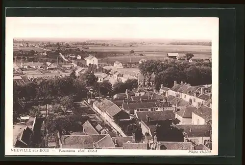 AK Neuville-aux-Bois, Panorama coté Ouest