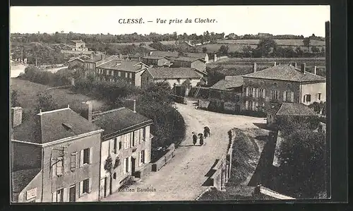 AK Clessé, Vue prise du Clocher