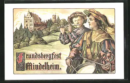 AK Mindelheim, Freundsbergfest 1912