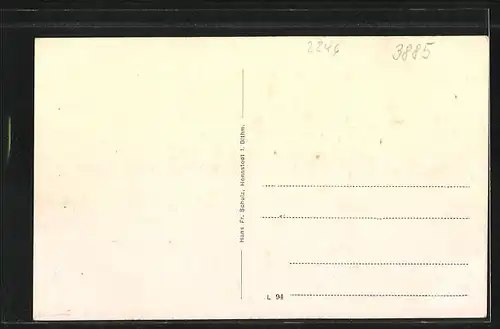 AK Hennstedt / Dithm., Blick in die Alte Poststrasse